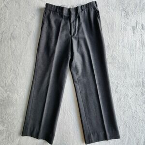 Fellini Wool‎ Blend Dress Pants Mens 29W 26.5L Grey Straight Leg Office Career